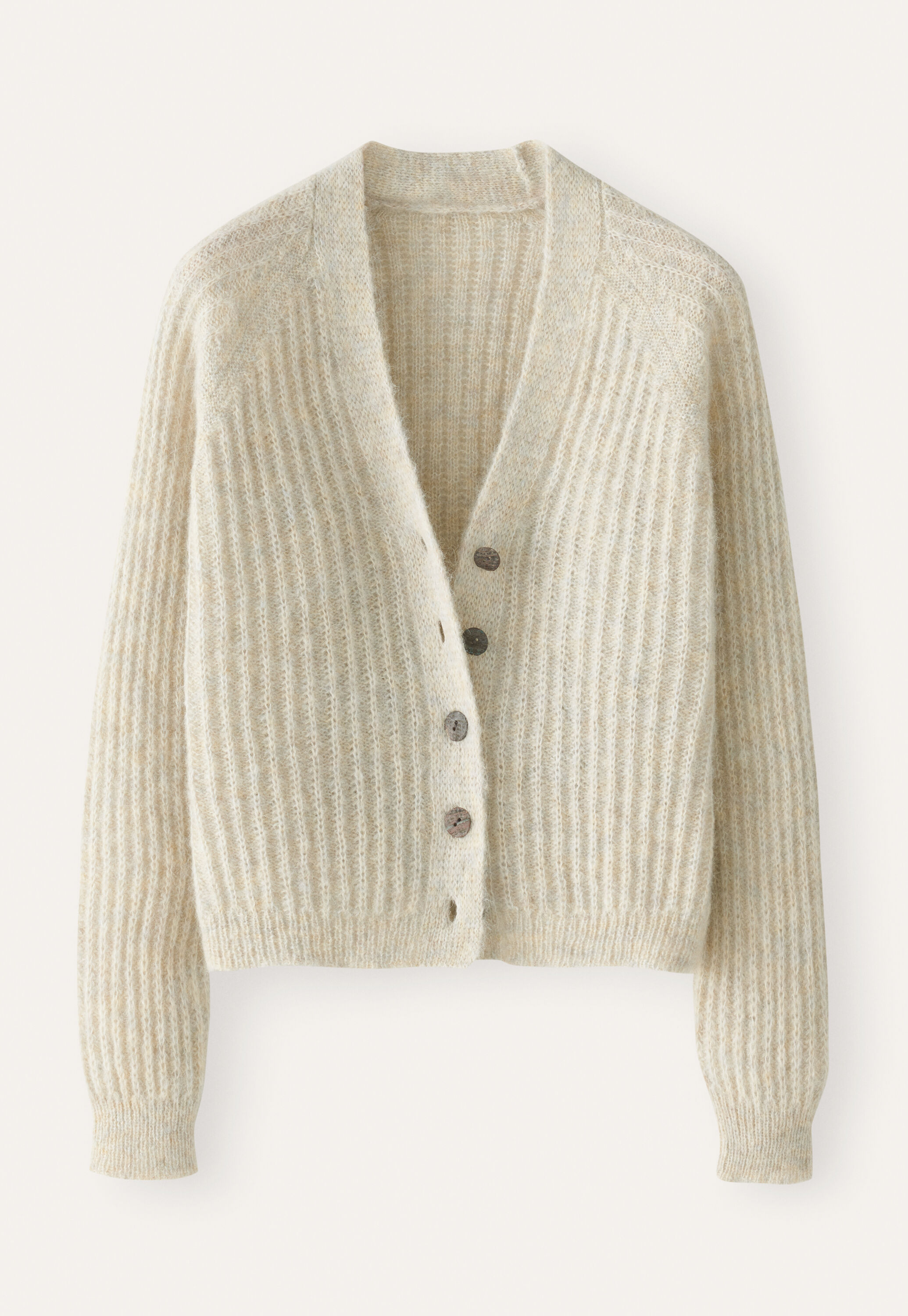 V-neck cardigan