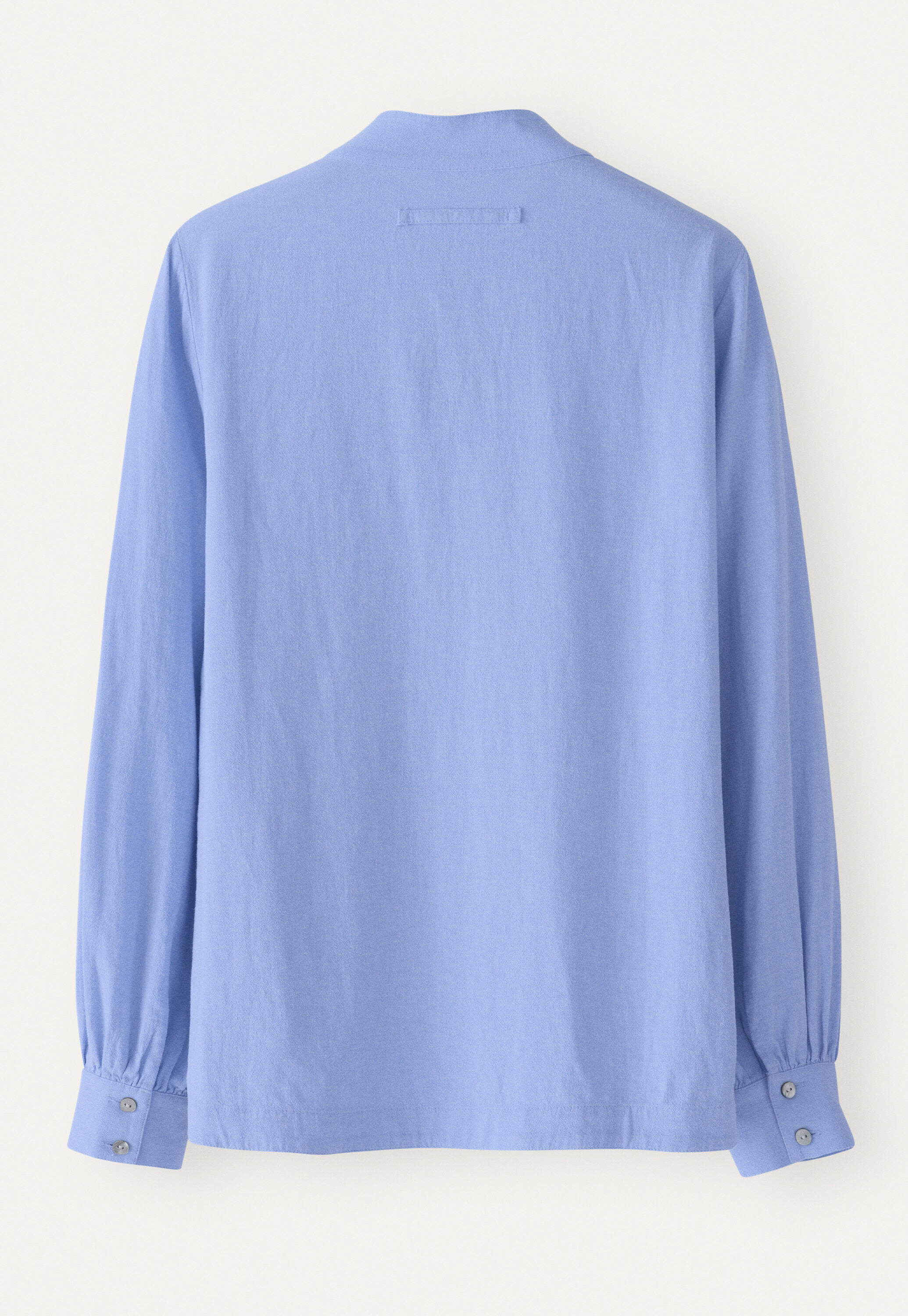 Funnel-neck blouse